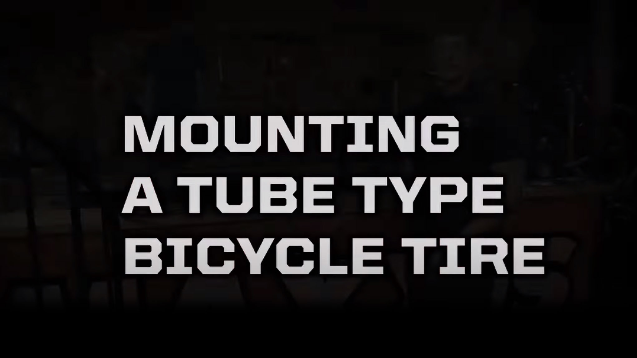 Tubeless ready mounting