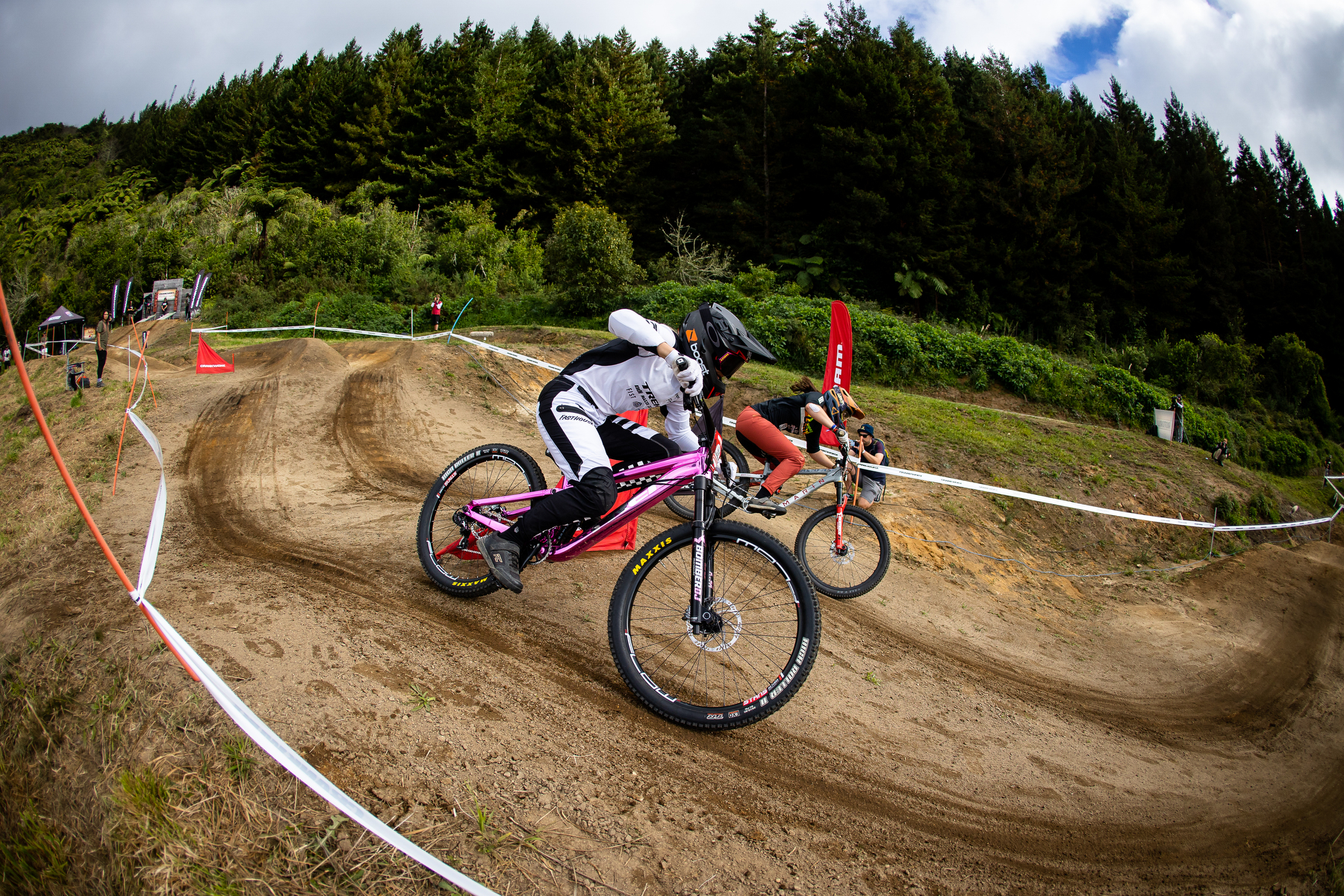 Caroline racing in the dual slalom