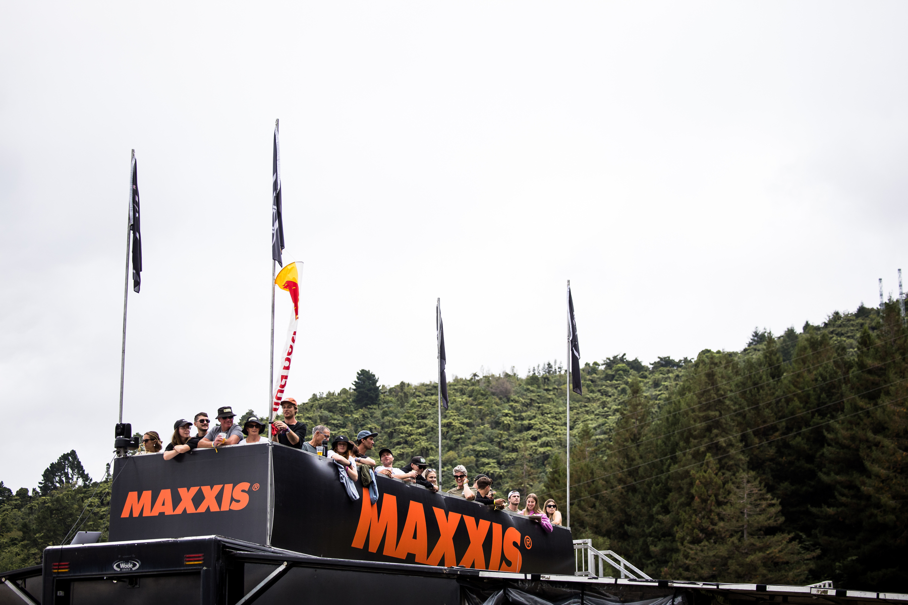 The Maxxis viewing booth