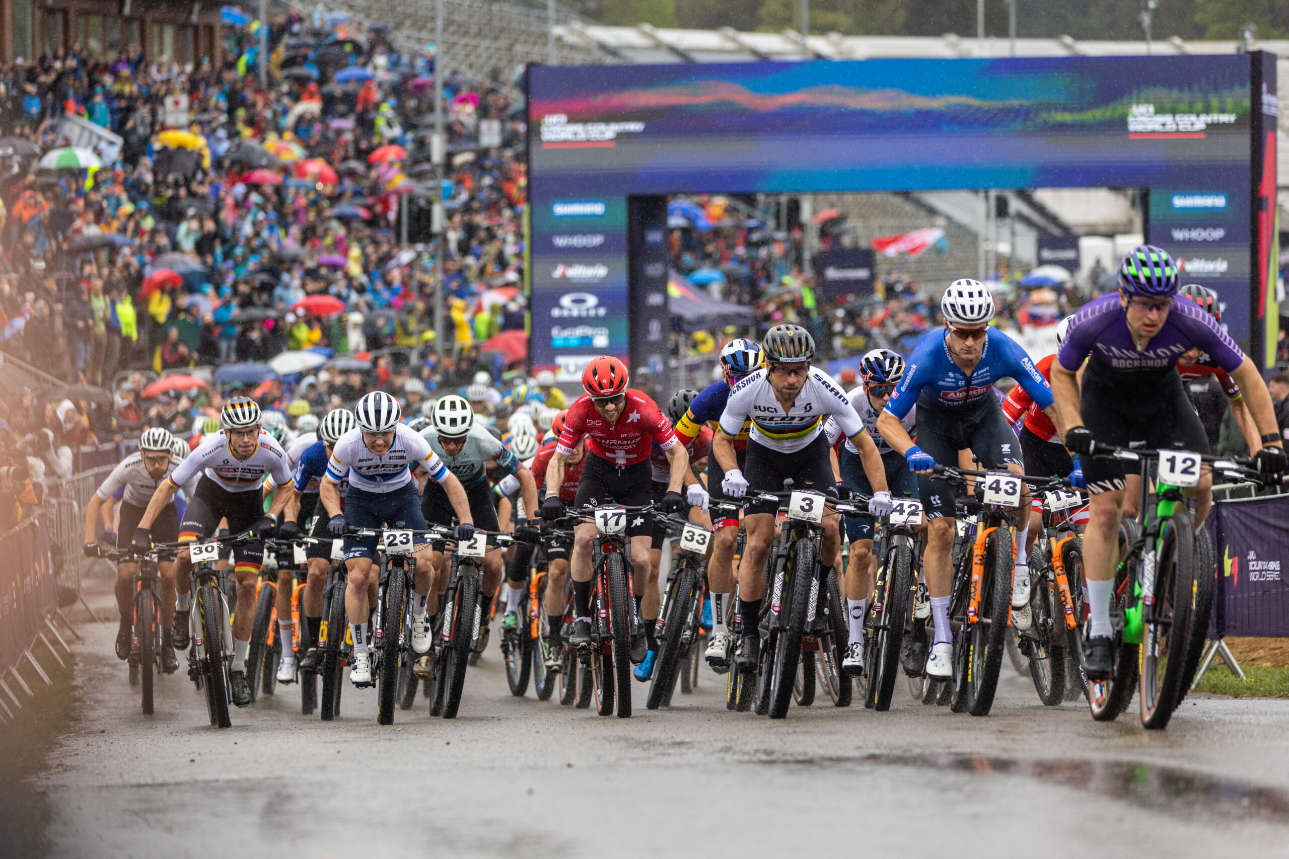 Crowded start group in Nove Mesto