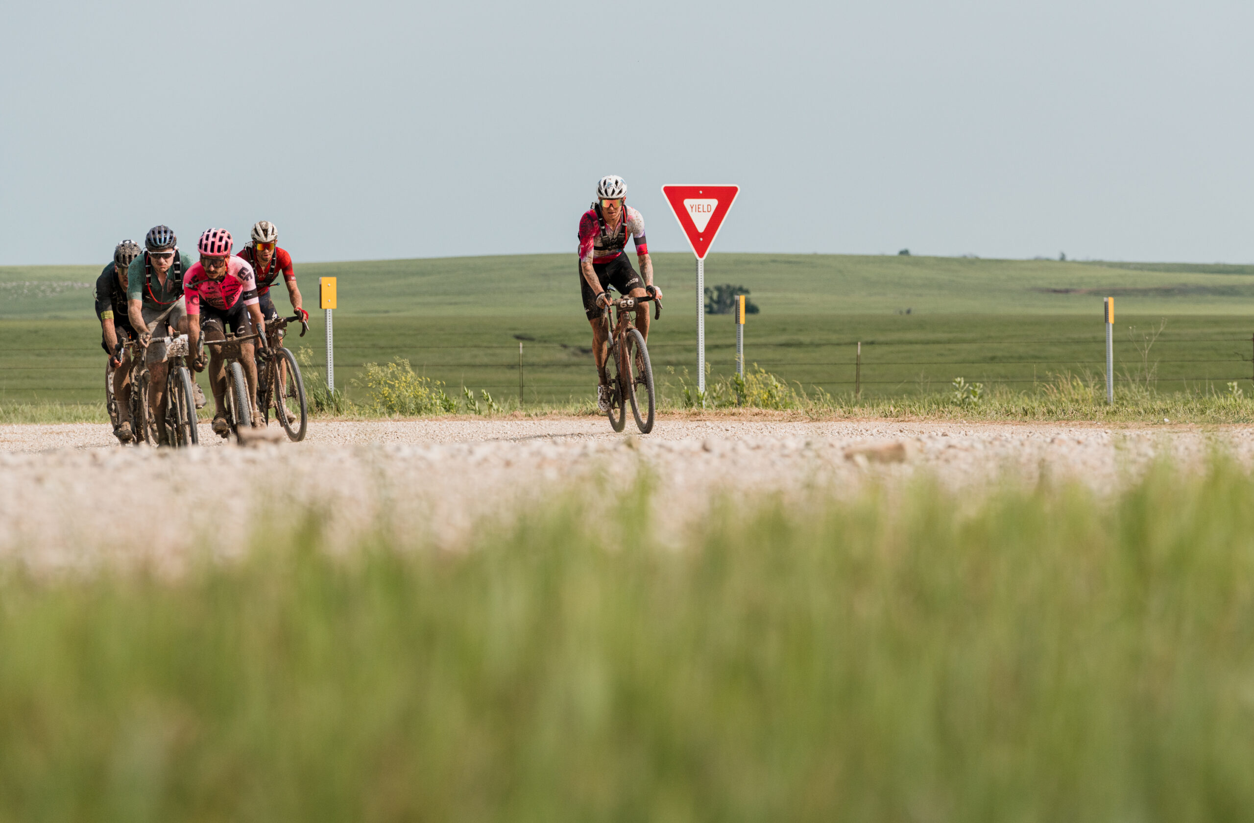 Keegan out in front of the pack