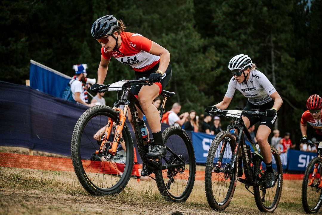 Ronja winning the XCC Andorra