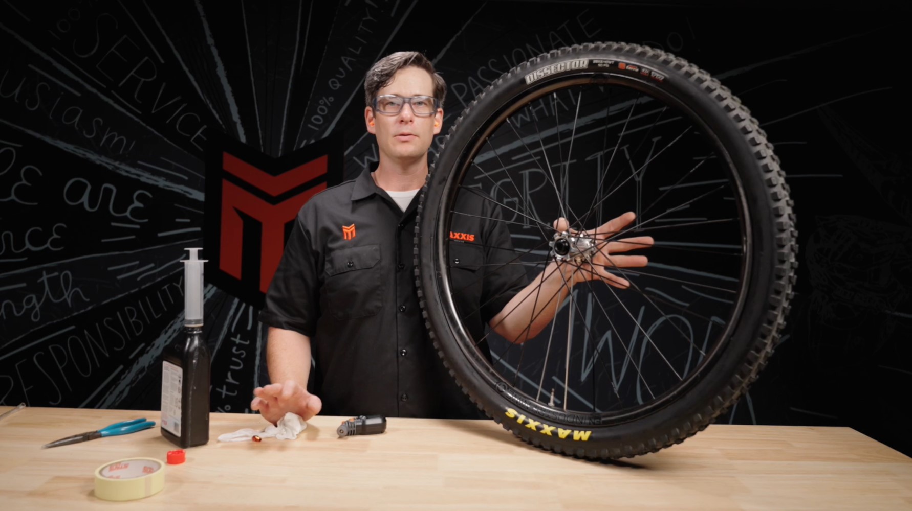 Tubeless ready mounting