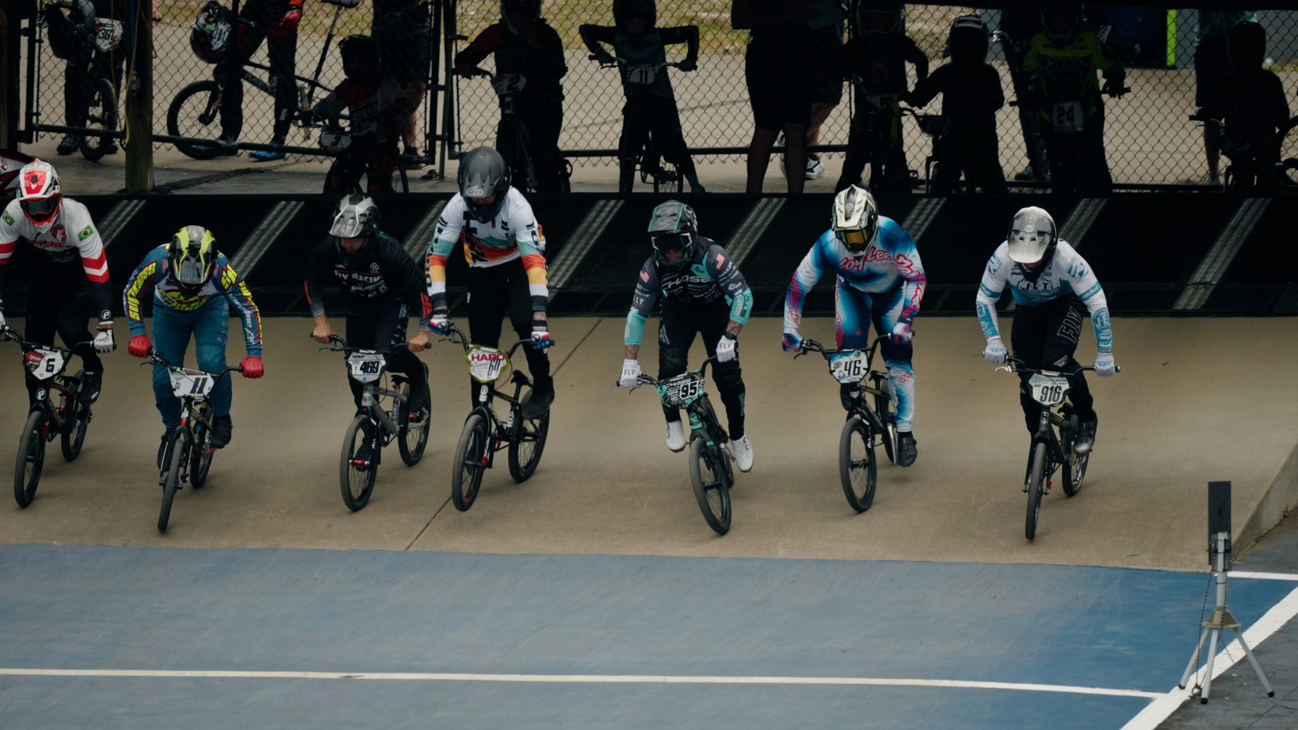 Barry starting a race