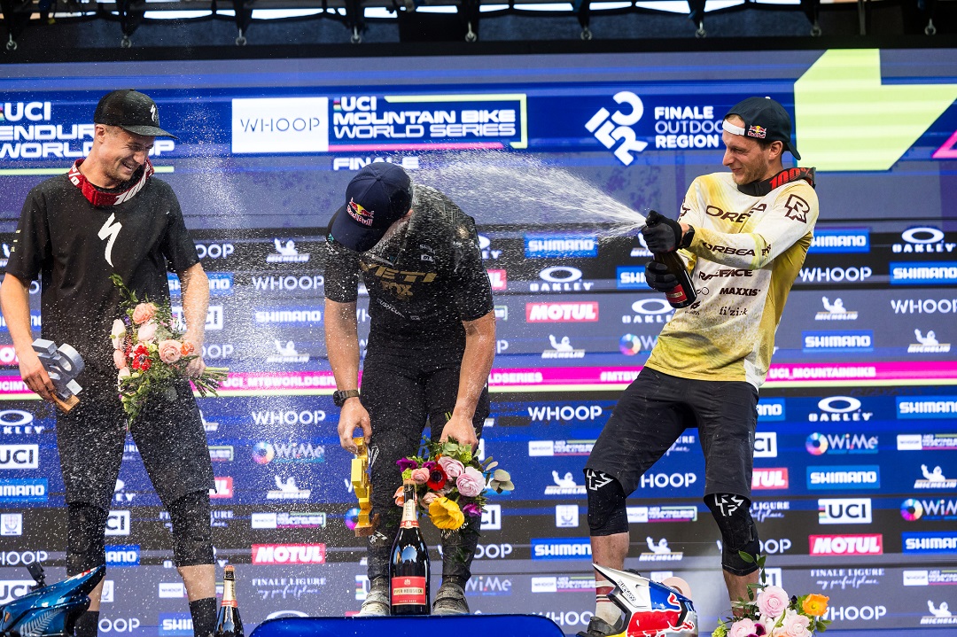 Men's podium in Finale