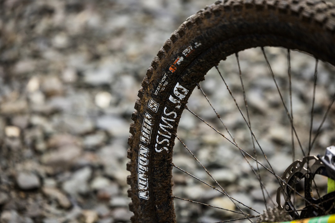 DHR covered in mud