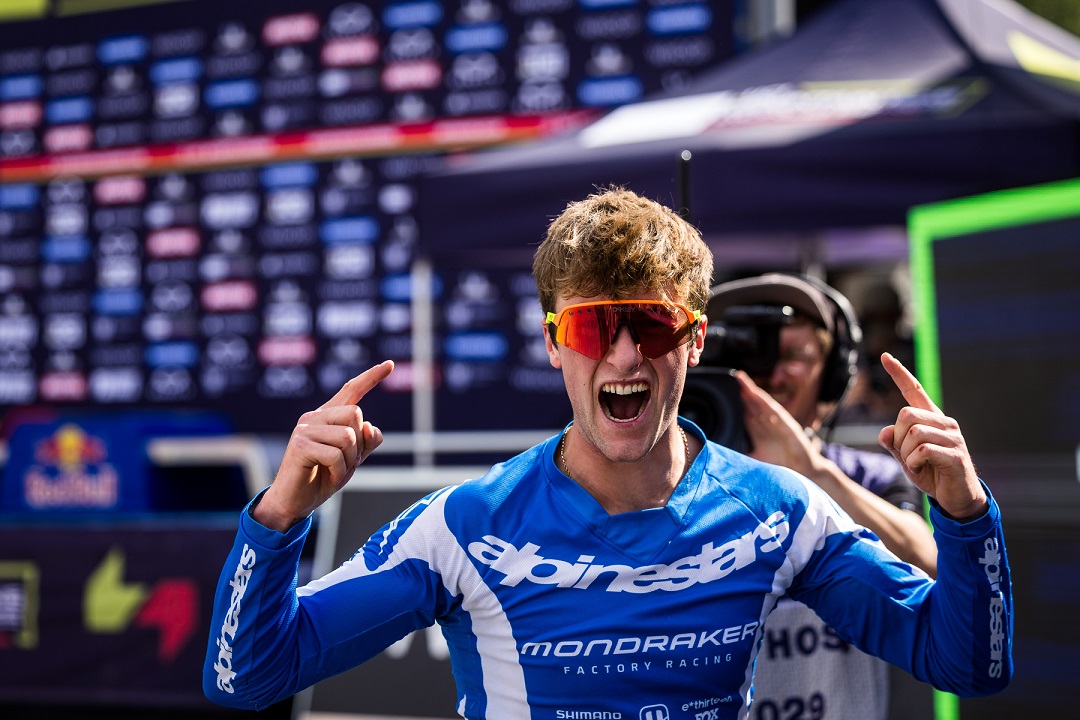 Ronan celebrating