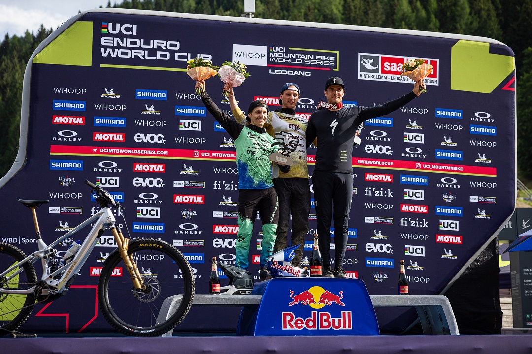 Martin celebrating his win
