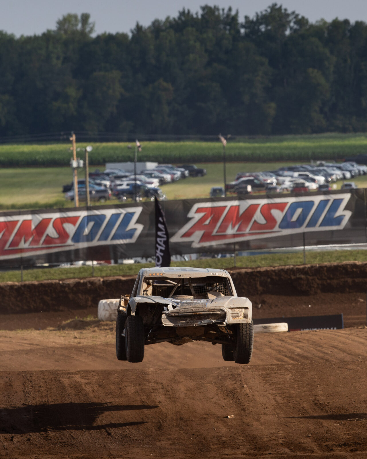 CHAMP off road truck from straight on