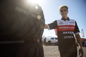 Maxxis athlete during tech.