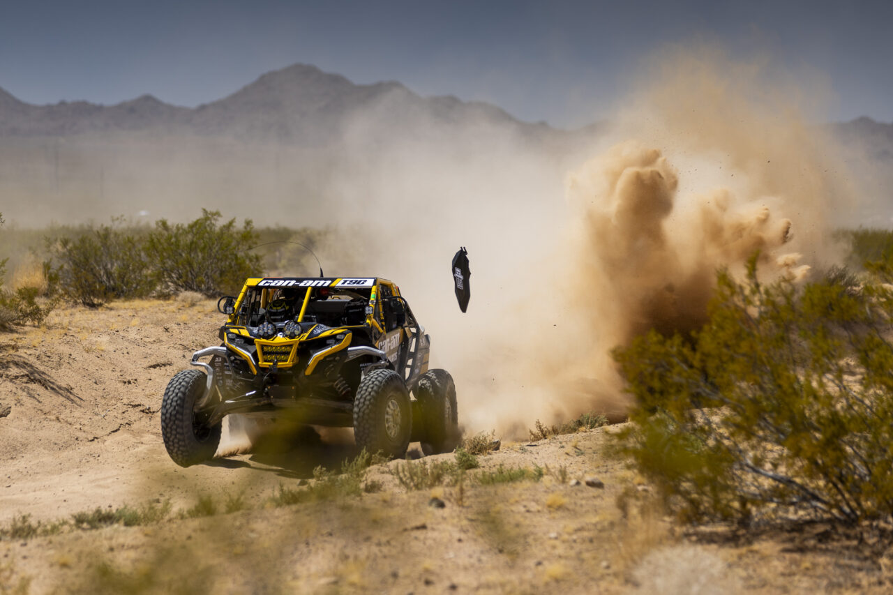 Maxxis athlete ripping through the Nevada desert