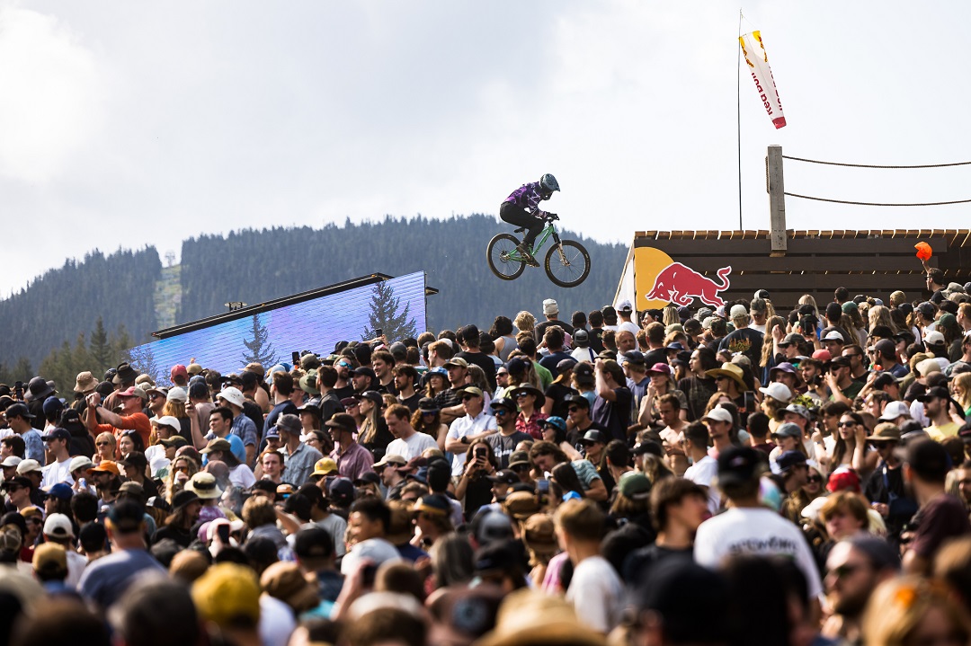 Paulson hitting the red bull drop