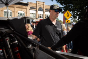 Maxxis athlete at the parade