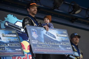 Maxxis athlete after a win