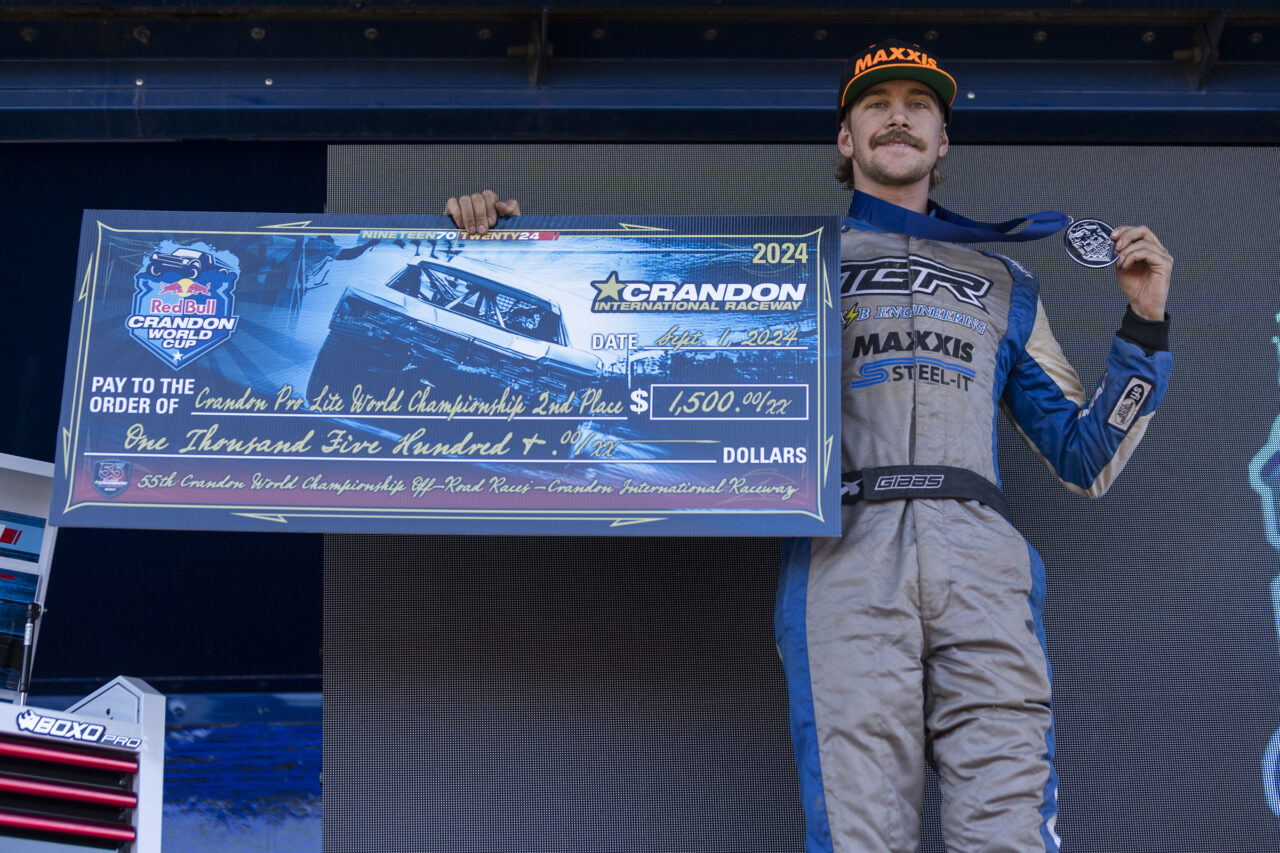 Maxxis athlete after a win