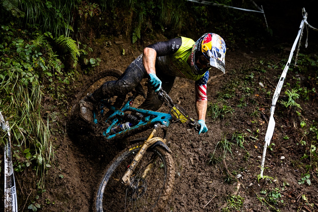 Richie riding the Loudenvielle track