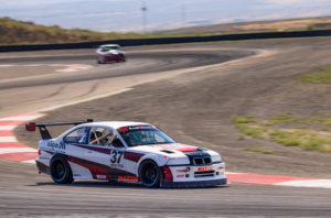 Team magic on the track.