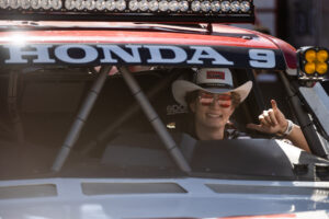 maxxis athlete in car