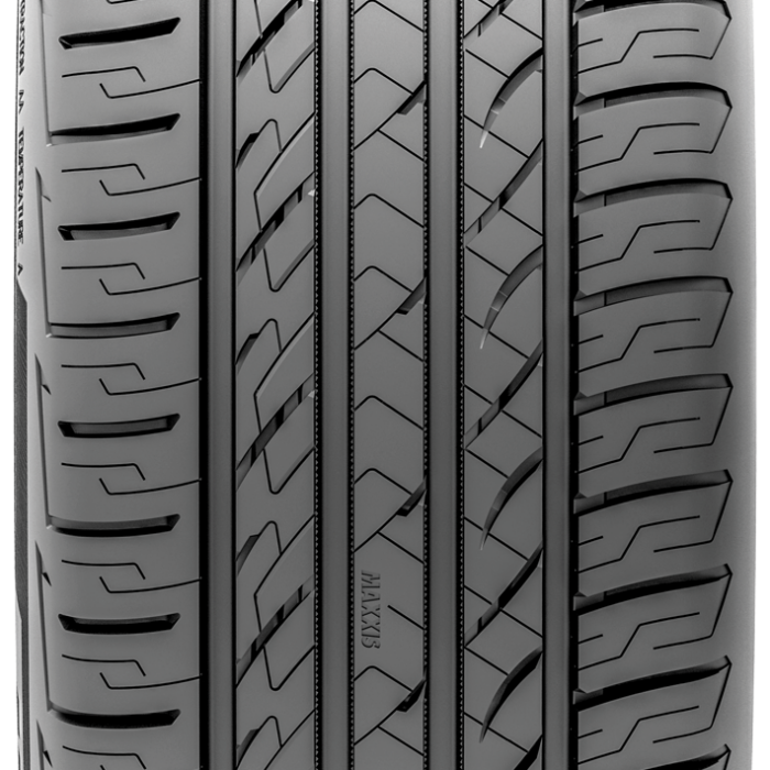 Tight tread shot of a tire.