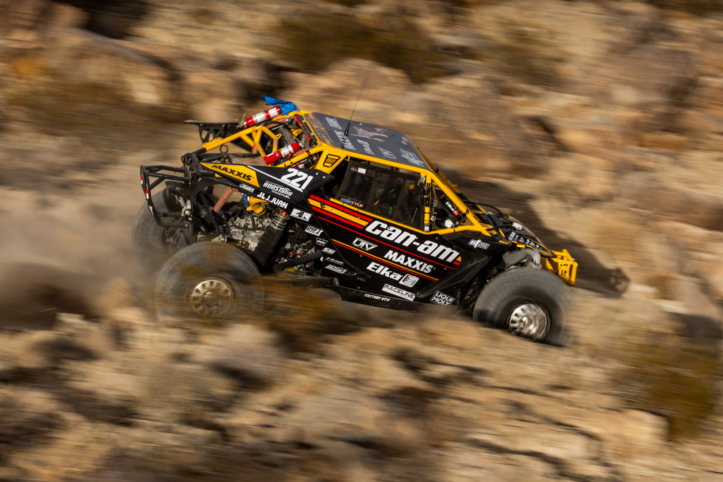 Cody Miller Matted in his Yellow and Black CanAm.