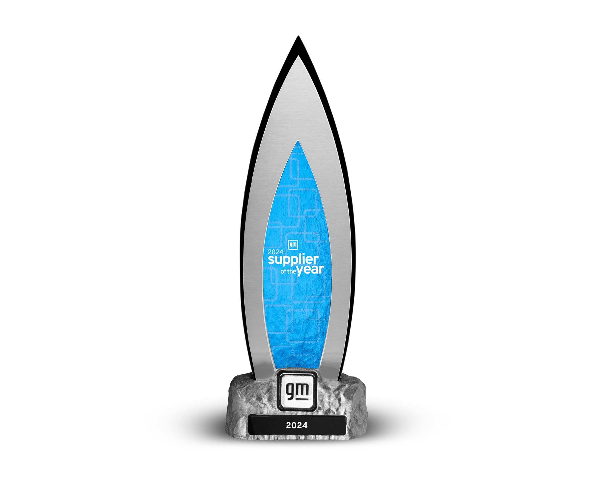 GM supplier of the year trophy.