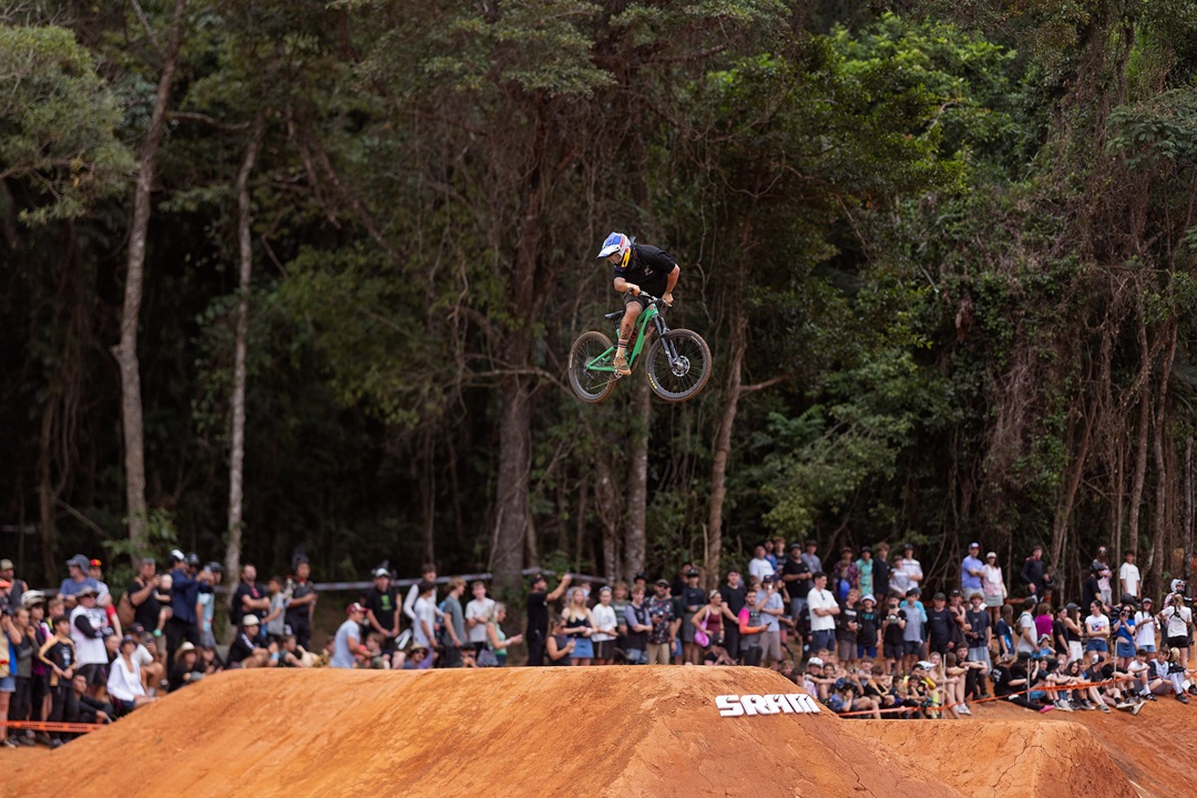 Rider whipping it out