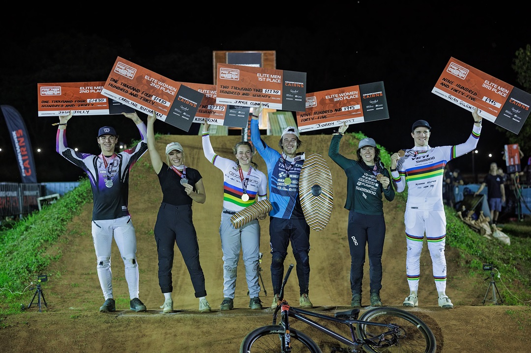 Pump track podium