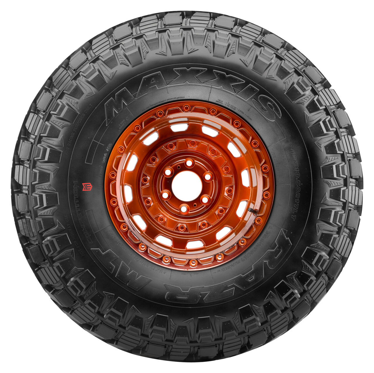 Maxxis RAZR MT-C race tire.
