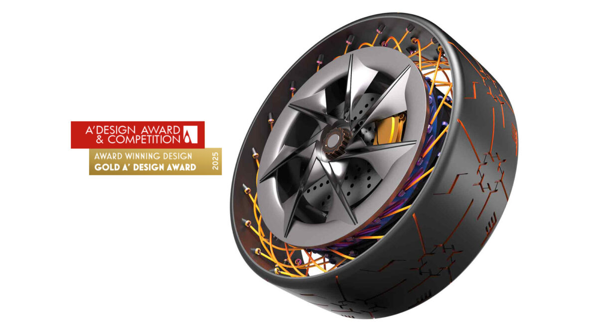 Maxxis N Vision concept tire which won a gold A’ (A-Prime) Design Award.