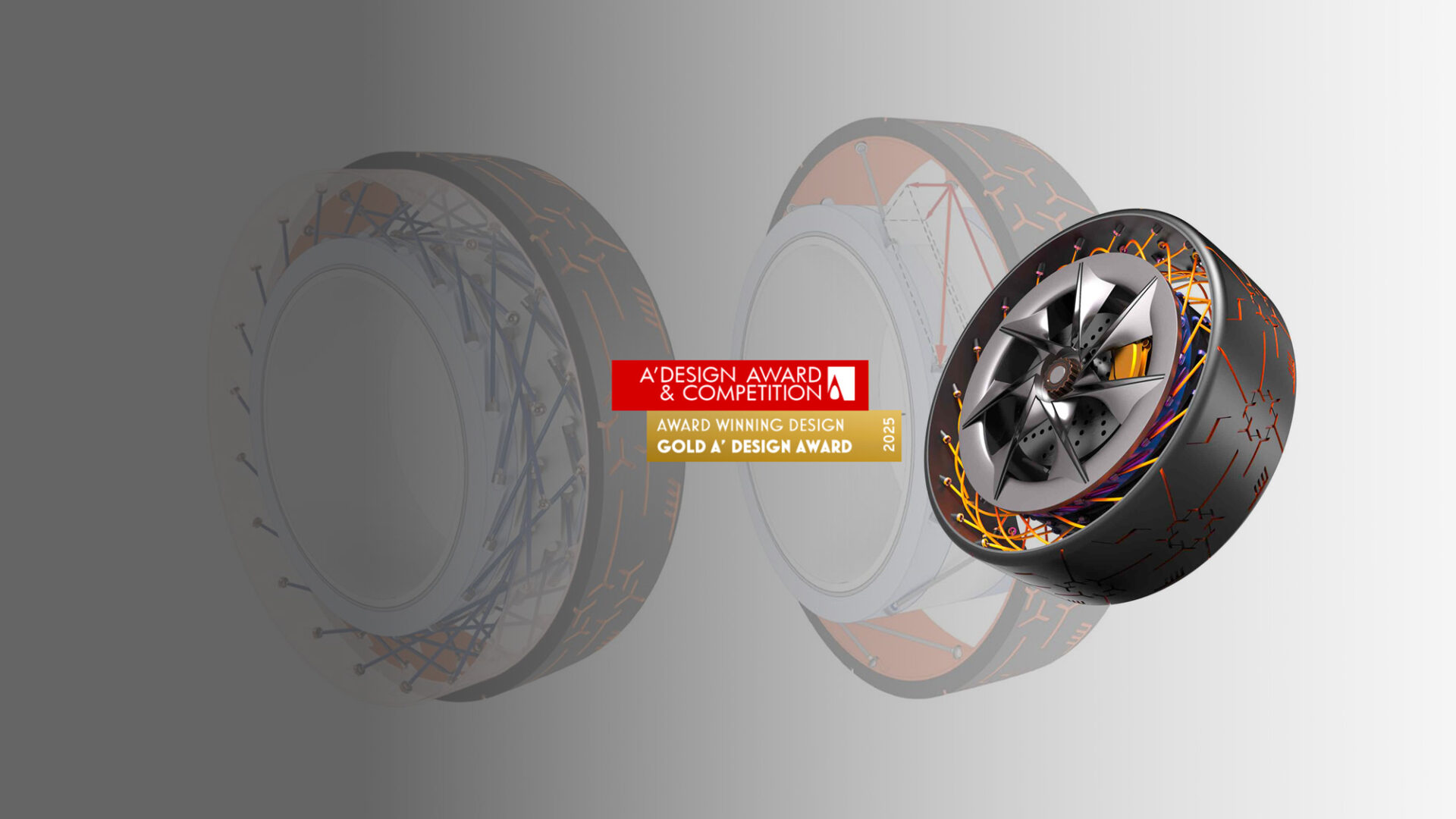 Maxxis N Vision concept tire which won a gold A’ (A-Prime) Design Award.