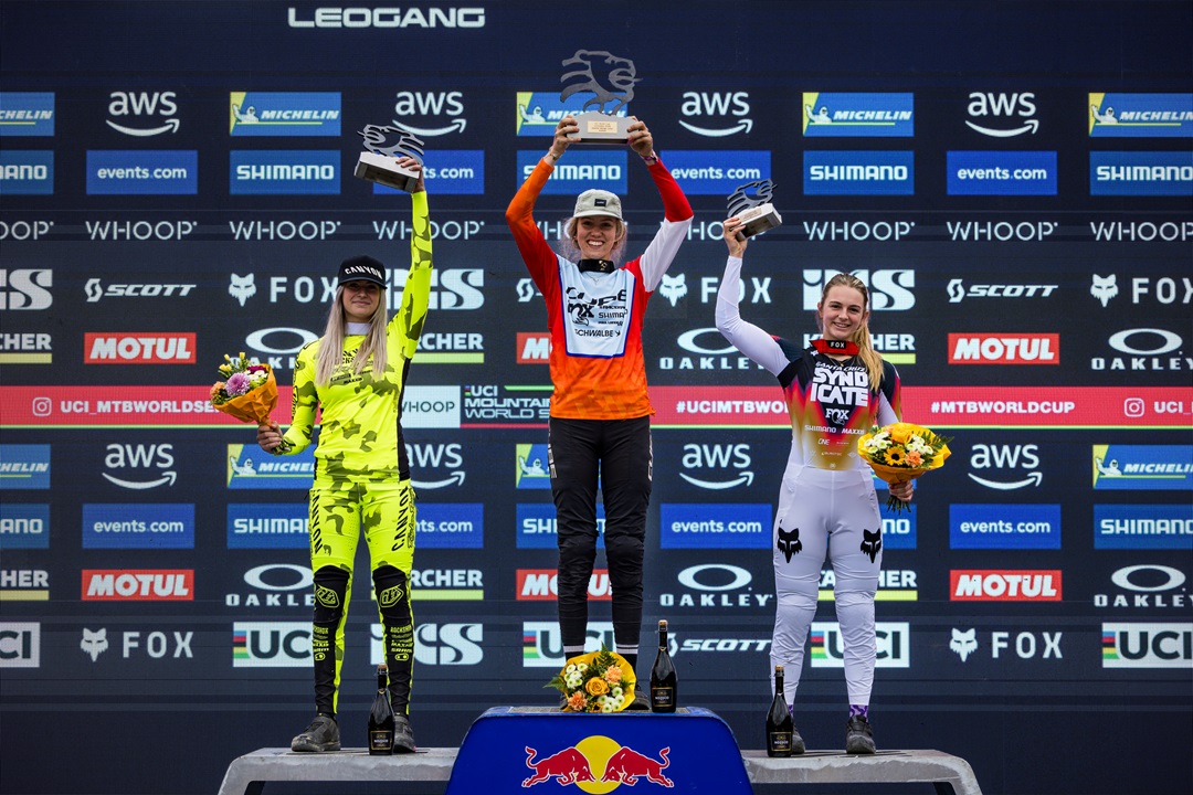 Junior womens podium