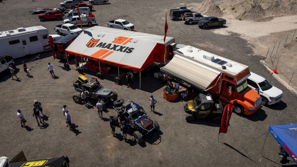 Maxxis support truck from air