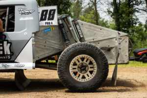 Close up of RAZR AT tire on rear of truck