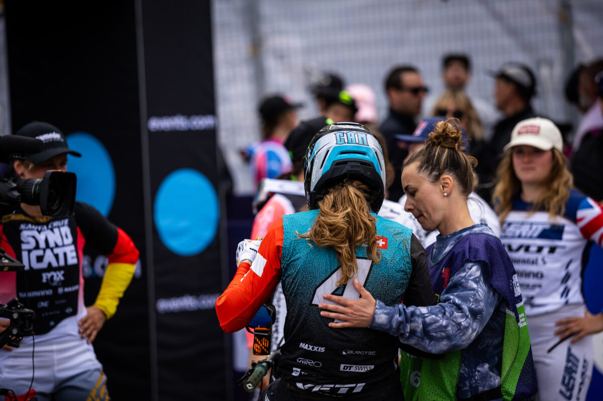 Cam walking off post run