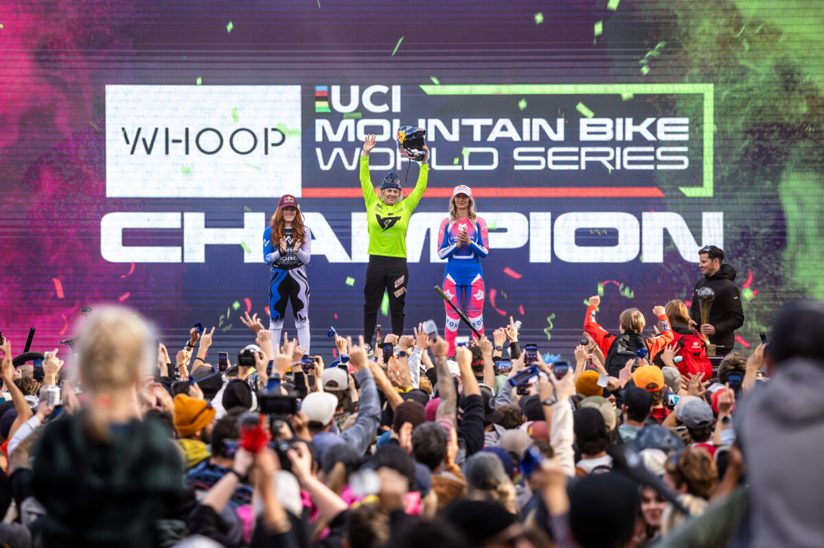 women's overall podium