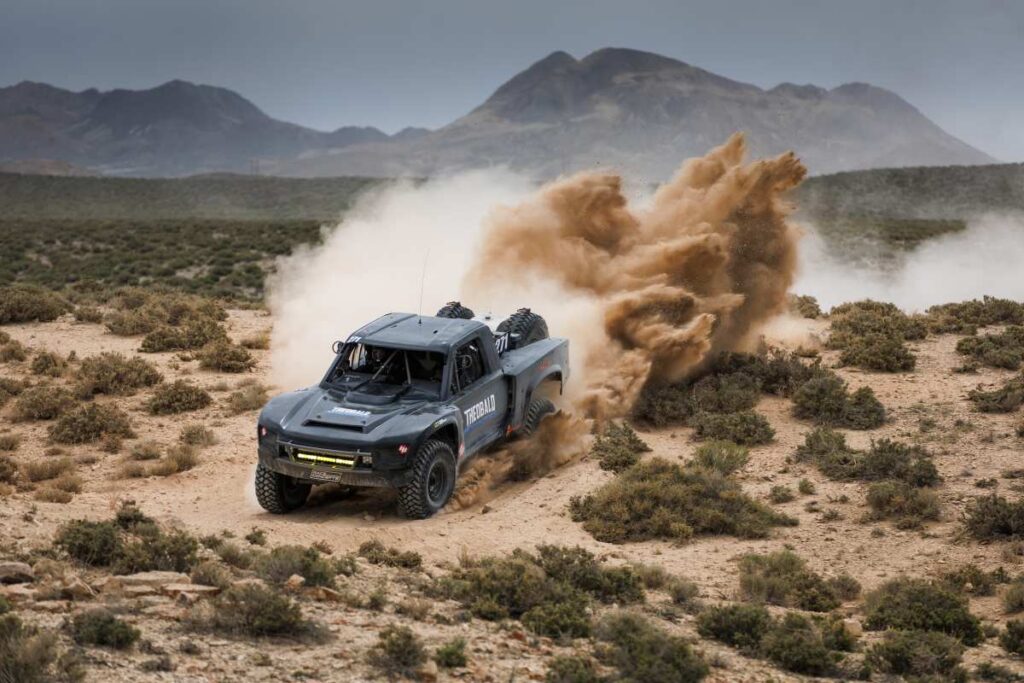 Maxxis athlete on the race course