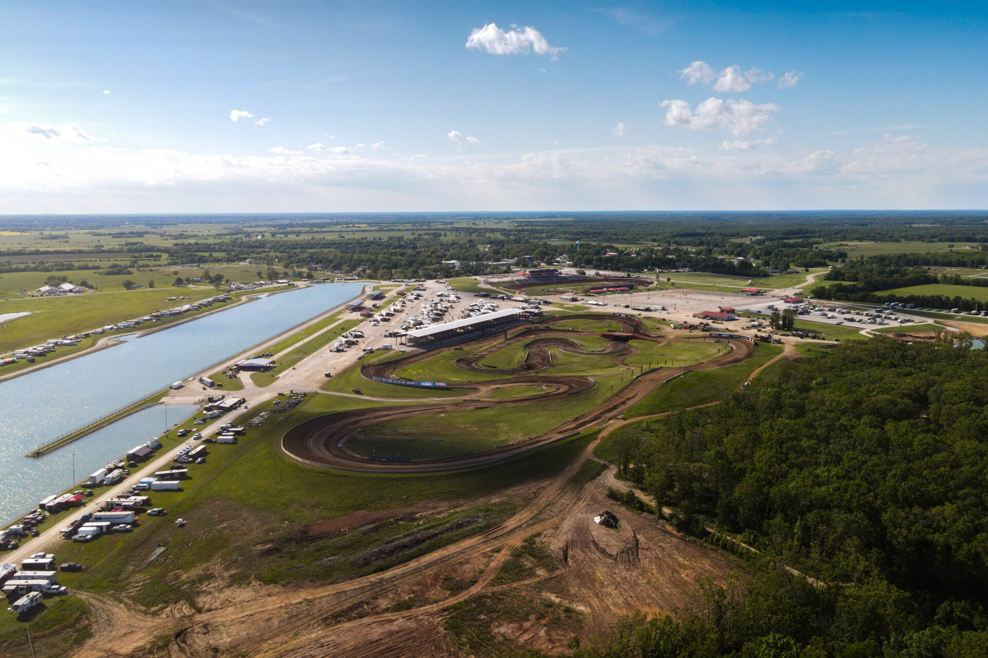 Wheatland Off-Road course from above