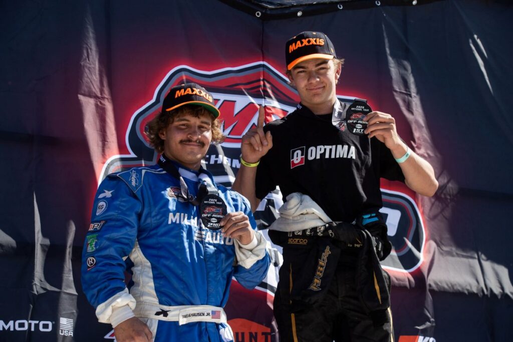 Maxxis athletes on podium