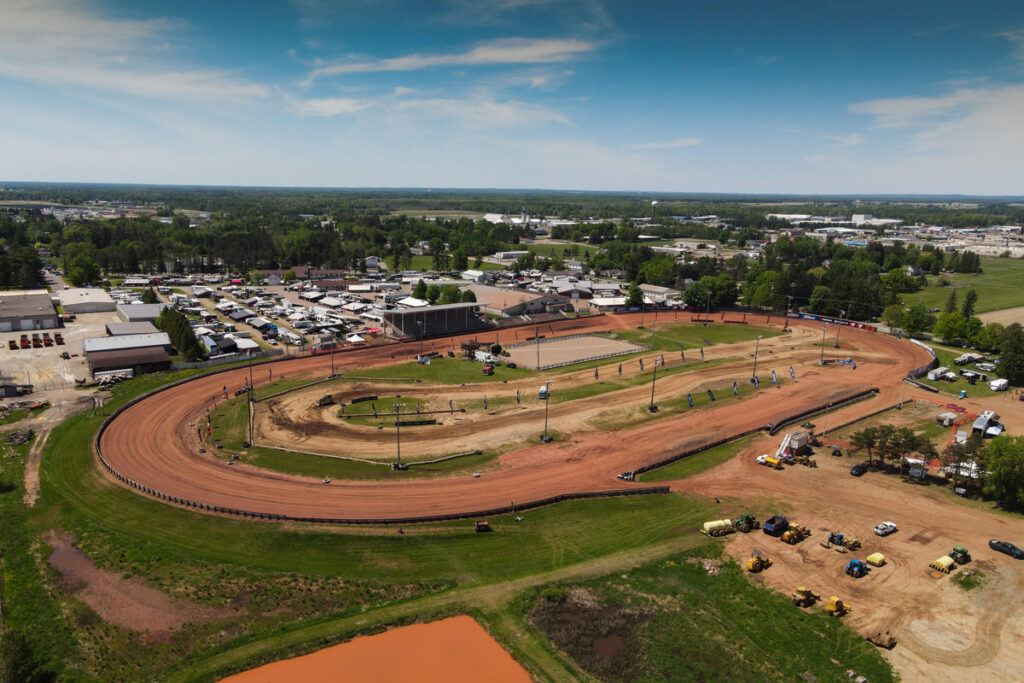 Champ race track from the drone POV
