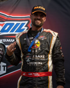 Maxxis athlete Keegan on the podium
