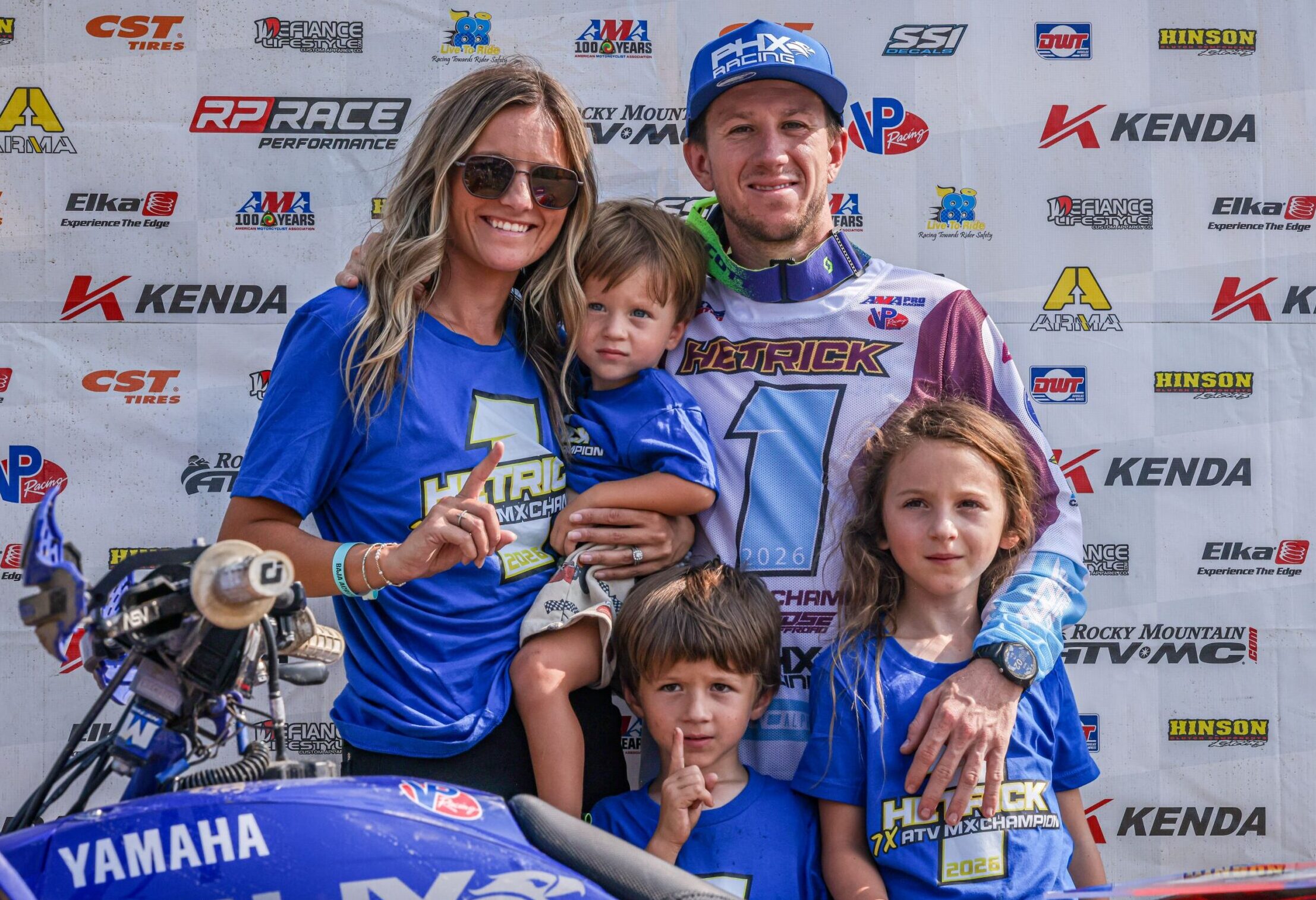 Joel Hetrick celebrates seventh ATV MX National Championship