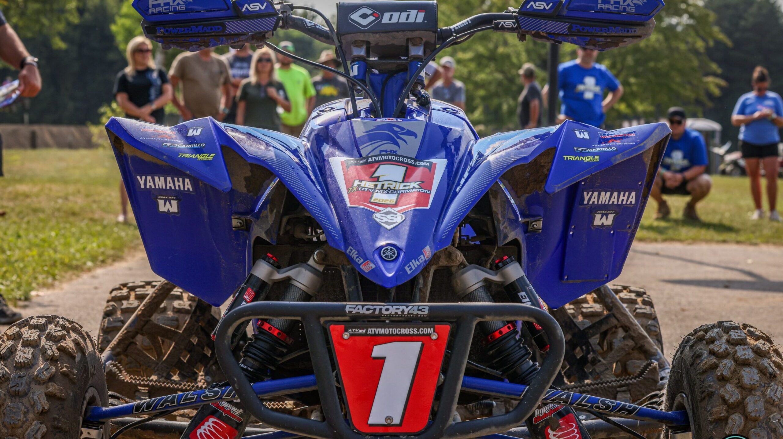 Joel Hetrick celebrates seventh ATV MX National Championship