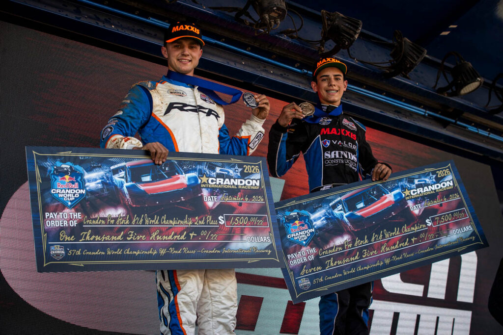 Maxxis athletes on the podium